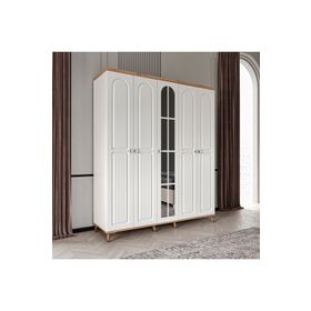 GuneyStore Bohem 5 Kapaklı Aynalı Gardırop