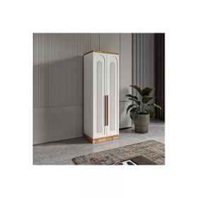 GuneyStore Flora 2 Kapaklı Komple MDF Gardırop