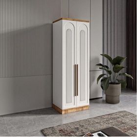 GuneyStore Flora 2 Kapaklı Komple MDF Gardırop