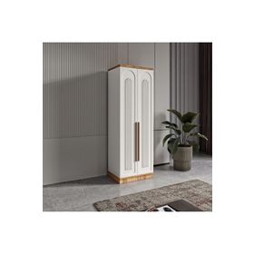 GuneyStore Flora 2 Kapaklı Komple MDF Gardırop