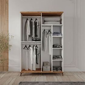 GuneyStore Nevada 4 Kapaklı Komple MDF Gardırop