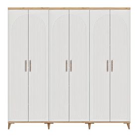 GuneyStore Nevada 6 Kapaklı Komple Mdf Gardırop