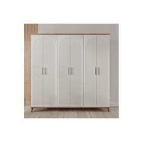 GuneyStore Nevada 6 Kapaklı Komple Mdf Gardırop