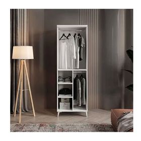GuneyStore Oslo 2 Kapaklı Beyaz Gardırop