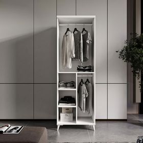 GuneyStore Oslo 2 Kapaklı Komple Mdf Gardırop