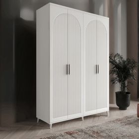 GuneyStore Oslo 4 Kapaklı Komple Mdf Gardırop