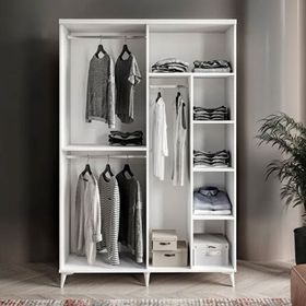 GuneyStore Oslo 4 Kapaklı Komple Mdf Gardırop