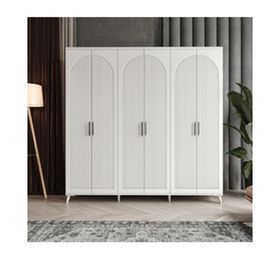 GuneyStore Oslo 6 Kapaklı Beyaz Gardırop