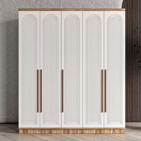 GuneyStore Rosa 5 Kapaklı Komple Mdf Gardırop
