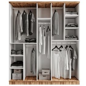GuneyStore Rosa 5 Kapaklı Komple Mdf Gardırop