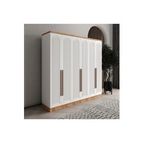 GuneyStore Rosa 6 Kapaklı Komple MDF Gardırop