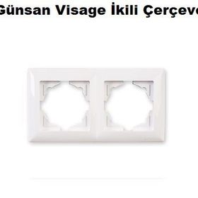 Güngünsan Visage Simple Beyaz İkili Çerçeve