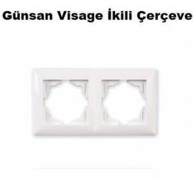 Güngünsan Visage Simple Beyaz İkili Çerçeve