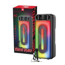Gunkes KTS-1555 Bluetooth Usb Sd Mikrofonlu Müzik Kutusu Kablosuz Bluetooth Hoparlör