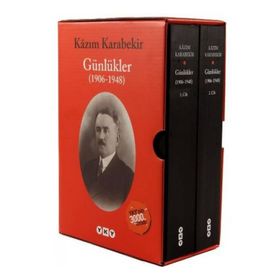 GÜNLÜKLER (1906-1948) (KUTU İÇİNDE İKİ CILT) - KÂZIM KARABEKIR