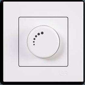 Günsan 1000 W Çerçevesiz Eqona Fildişi Dimmer