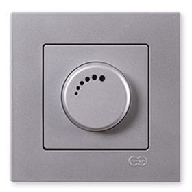 Günsan 1000 W Çerçevesiz Eqona Gümüş Dimmer