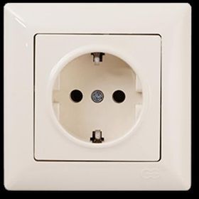 Günsan Elektrik 01281200-100115 Visage Krem Topraklı Priz