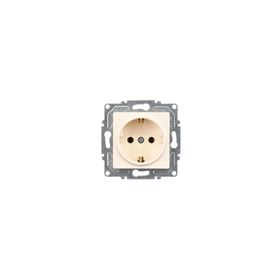 Günsan Elektrik 01281200-100115 Visage Krem Topraklı Priz