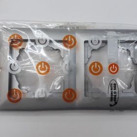 Günsan Elektrik 01281500-000141 Visage Gümüş İkili Çerçeve