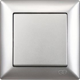 Günsan Elektrik 01281500-100101 Visage Gümüş Anahtar