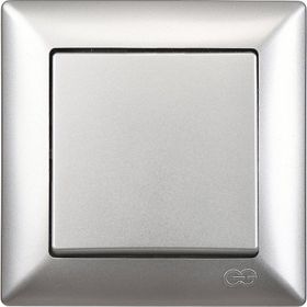 Günsan Elektrik 01281500-100101 Visage Gümüş Anahtar
