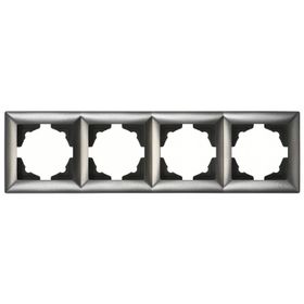 Günsan Elektrik 01281700-000145 Visage Füme Dörtlü Çerçeve