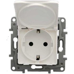 Günsan Elektrik 01282000-100117 Visage Kapaklı Ceviz Topraklı Priz