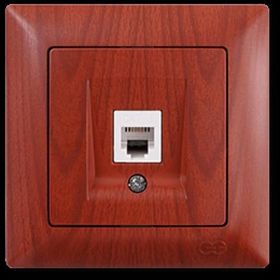 Günsan Elektrik 01282400-100120 Visage Nümeris Kiraz Telefon Priz