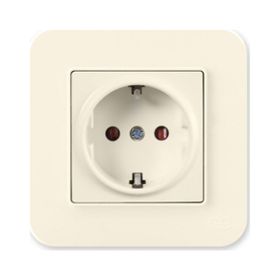 Günsan Elektrik 01371200-100116 Radius Çocuk Korumalı Krem Topraklı Priz