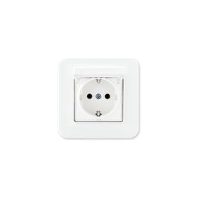 Günsan Elektrik 01371500-100117 Radius Kapaklı Gümüş Topraklı Priz
