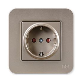 Günsan Elektrik 01372500-100116 Radius Çocuk Korumalı Bej Topraklı Priz