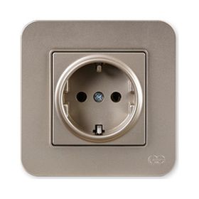Günsan Elektrik 01372500-100116 Radius Çocuk Korumalı Bej Topraklı Priz