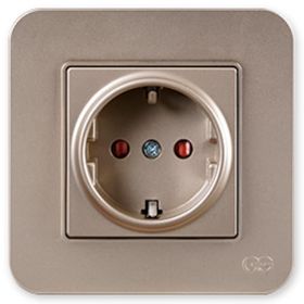 Günsan Elektrik 01372500-100116 Radius Çocuk Korumalı Bej Topraklı Priz
