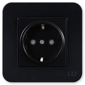 Günsan Elektrik 01373400-100116 Radius Çocuk Korumalı Siyah Topraklı Priz