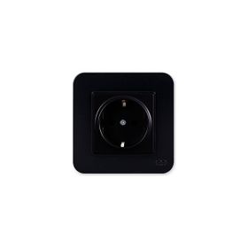 Günsan Elektrik 01373400-100116 Radius Çocuk Korumalı Siyah Topraklı Priz