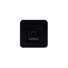 Günsan Elektrik 01373400-100120 Radius Nümeris Siyah Telefon Priz