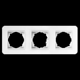 Günsan Elektrik 01379300-000143 Radius Fildişi Beyazı Üçlü Çerçeve