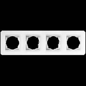 Günsan Elektrik 01379300-000145 Radius Fildişi Beyazı Dörtlü Çerçeve