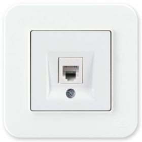 Günsan Elektrik 01379300-100120 Radius Nümeris Fildişi Beyazı Telefon Priz