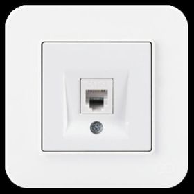 Günsan Elektrik 01379300-100120 Radius Nümeris Fildişi Beyazı Telefon Priz
