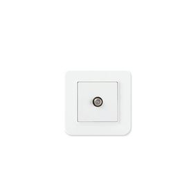 Günsan Elektrik 01379300-100172 Radius Tekli F Konnektörlü Fildişi Beyazı Uydu Priz