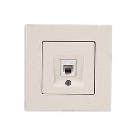 Günsan Elektrik 01401200-100120 Eqona Nümeris Krem Telefon Priz