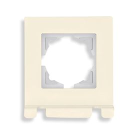 Günsan Elektrik 01401205-000140 Eqona Pratik Fiş Tutucu Krem Çerçeve