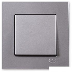 Günsan Elektrik 01401500-100101 Eqona Gümüş Anahtar