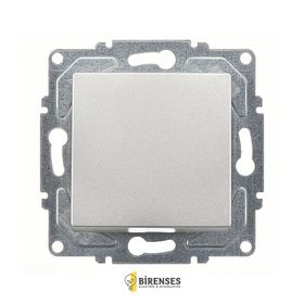 Günsan Elektrik 01401500-100101 Eqona Gümüş Anahtar