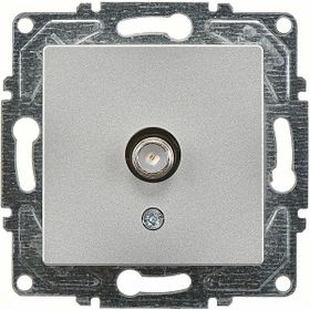 Günsan Elektrik Eqona Tekli Uydu Prizi Eko Gümüş Mekanizma