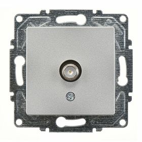 Günsan Elektrik Eqona Tekli Uydu Prizi Eko Gümüş Mekanizma
