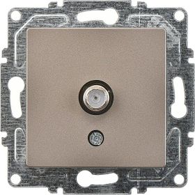 Günsan Elektrik Eqona Tekli Uydu Prizi Eko Mocha Mekanizma