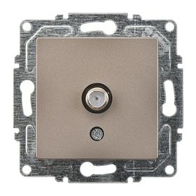 Günsan Elektrik Eqona Tekli Uydu Prizi Eko Mocha Mekanizma